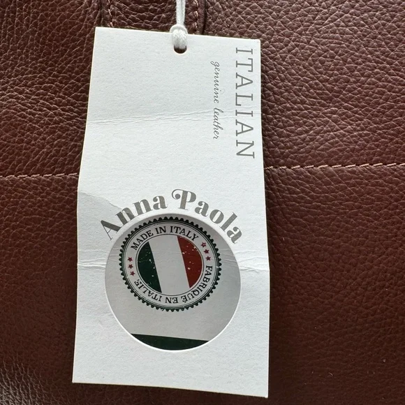 Anna Paola Riva Italian Leather Satchel - Picture 5 of 10